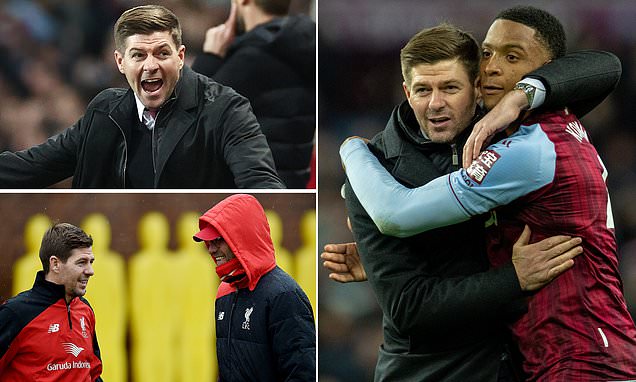 Aston Villa inviterer Steven George Gerrard til å trene